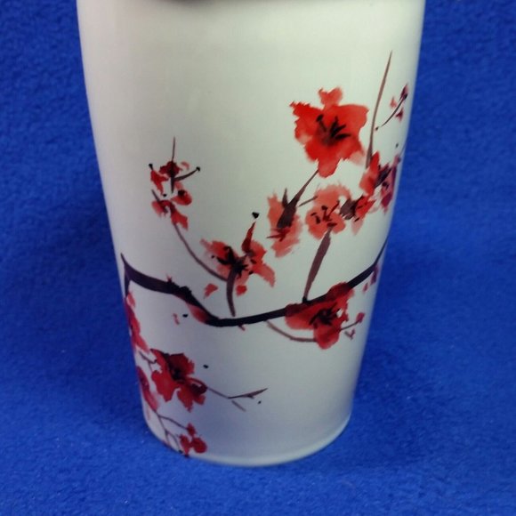 Tea Forte Kati Cherry Blossom Ceramic Tea Infuser Cup with Lid Brewing Pre-Owned - Picture 3 of 10